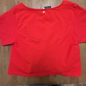 Fabletics Red Women's Top Crop